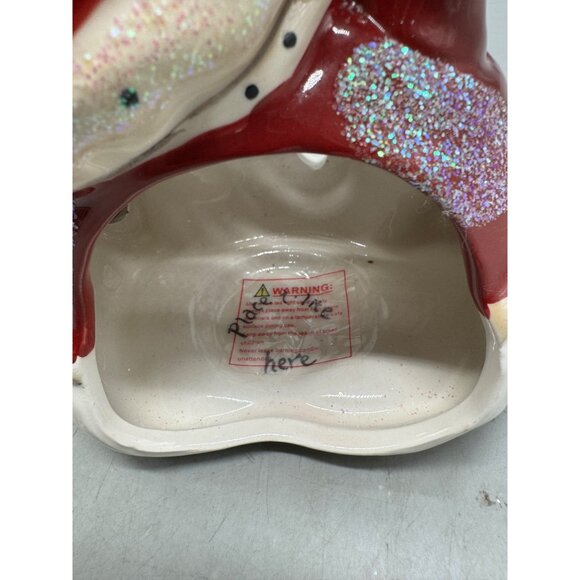 Blue Sky Christmas 2011 Ceramic Snowman Tealight Candle Holder READ - Picture 5 of 9